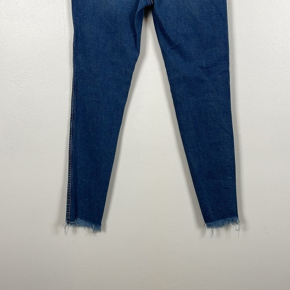 Madewell 10" High Rise Womens 28 Skinny Leg Button Fly Raw Hem 5 Pocket Jeans - Picture 7 of 11